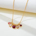 Multicolor Crystal Cluster Charm Pendant Necklace | 80N93296