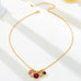 Multicolor Crystal Cluster Charm Pendant Necklace | 80N93296