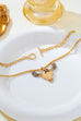 Western Glam Bull Skull Layered Necklace | 80N93320