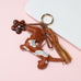 DAPPLED DACHSHUND VEGAN LEATHER BAG CHARM | 40KC174