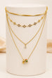 18K STAINLESS STEEL TARNISH FREE LAYERED NECKLACE | 40NK9736