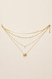 18K STAINLESS STEEL TARNISH FREE LAYERED NECKLACE | 40NK9736