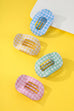 Jumbo Lay Flat Oval Hair Claw Clips Secure Styling | 40H1126