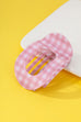 Jumbo Lay Flat Oval Hair Claw Clips Secure Styling | 40H1126