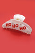 Christmas Jingle Ho Ho Ho Joy  Hair Claw Clips | 40H1127