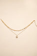 18K STAINLESS STEEL TARNISH FREE LAYERED NECKLACE | 40NK9738