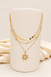 18K STAINLESS STEEL TARNISH FREE LAYERED NECKLACE | 40NK9738