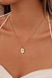 STAINLESS STEEL NON-TARNISH ROSE NECKLACE | 40NK9737