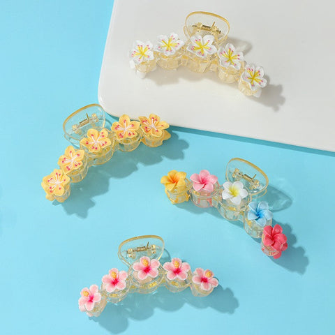 JUMBO FLOWER HAIR CLAW CLIP | 40H1131