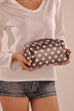 POLKA DOT WATERPROOF CLEAR COSMETIC MAKEUP POUCH BAG | 40P630