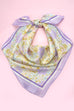 Delicate Floral Silk Finish Bandana Scarf | 40SC727