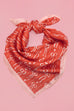 Bow and Heart Silk Finish Bandana Scarf | 40SC728