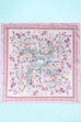 Floral Flower Silk Finish Bandana Scarf | 40SC725