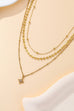18K STAINLESS STEEL TARNISH FREE LAYERED NECKLACE | 40NK9740