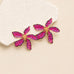 LARGE POLKA DOT FLOWER STUD EARRINGS | 40E523