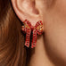 CHARMING RHINESTONE BOW EARRINGS | 40E524