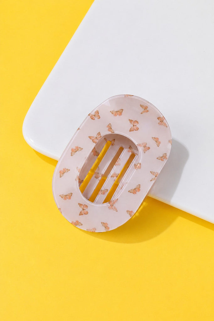 Jumbo Lay Flat Oval Hair Claw Clips Secure Styling | 40H1137