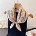 Floral Flower Silk Finish Bandana Scarf | 40SC729