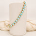 Opalescent Cushion-Cut Crystal Statement Necklace | 40NK9743