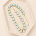 Opalescent Cushion-Cut Crystal Statement Necklace | 40NK9743