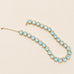 Opalescent Cushion-Cut Crystal Statement Necklace | 40NK9743