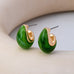 Marbled Teardrop Stud Earrings | 80E62540