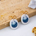 Gold Bow Drop Enamel Charm Statement Earrings | 80E62585