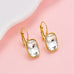 STAINLESS STEEL TARNISH FREE RHINESTONE EARRINGS | 40E528