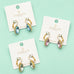 STAINLESS STEEL TARNISH FREE RHINESTONE EARRINGS | 40E528