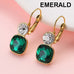 STAINLESS STEEL TARNISH FREE RHINESTONE EARRINGS | 40E529