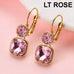 STAINLESS STEEL TARNISH FREE RHINESTONE EARRINGS | 40E529
