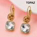 STAINLESS STEEL TARNISH FREE RHINESTONE EARRINGS | 40E529