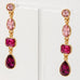 4 Tier Drop Layer Rhinestone Earrings | 40E527