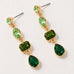 4 Tier Drop Layer Rhinestone Earrings | 40E527