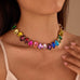 Oversized Teardrop Crystal Tennis Necklace | 40NK9746