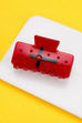 LARGE HALLOWEEN CROSS BOO HAIR CLAW CLIPS | 40H1139