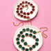 Multicolored Rhinestone Station Statement Necklace| 40NK9747