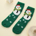 Cozy Holiday Christmas Character Fuzzy Crew Socks | 40S02094