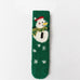 Cozy Holiday Christmas Character Fuzzy Crew Socks | 40S02094