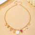Romantic Pink Heart & Bow Multi-Charm Necklace | 80N93409