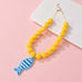 Blue Fish Pendant Beaded Necklace | 40NK9750