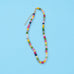 NATURAL AGATE GLASS SEMI PRECIOUS BEAD NECKLACE | 40NK9754