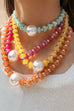 Pearl Pendant Resin Beaded Necklaces | 40NK9751
