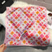 Postal Stamp Lobster Flower Silk Finish Scarf | 40SC731