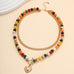 Multi Layer Pendant Resin Beaded Necklaces | 40NK9753