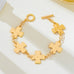 Textured Hammered Cross Link Bracelet | 80B1864