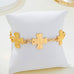 Textured Hammered Cross Link Bracelet | 80B1864