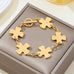 Textured Hammered Cross Link Bracelet | 80B1864