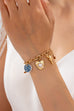 Western Multi Boot Cross Heart Charm Bracelet | 80B1865