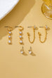 Crystal Stud & Linear Opal Drop Trio Earring Set | 80E62680